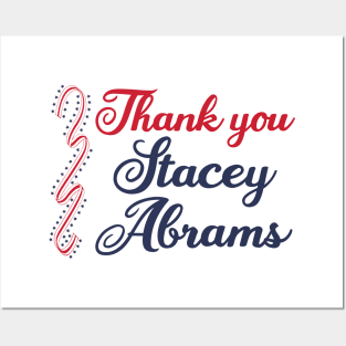 Thank You Stacey Abrams Posters and Art